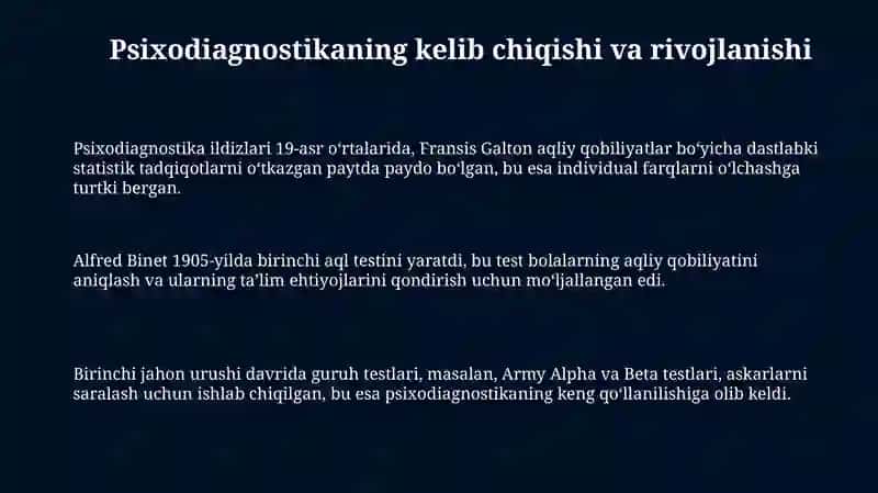 Psixadiagnostika tarixi 3