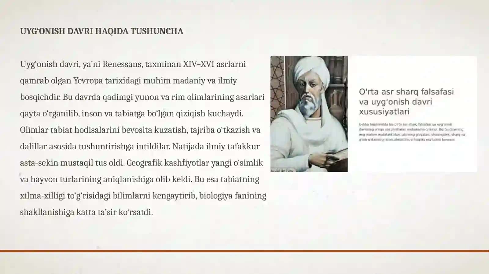 UYG‘ONISH DAVRIDA TABIAT FANI TARAQQIYOTI. J.B. LAMARKNING EVOLYUTSION TA’LIMOTI 3