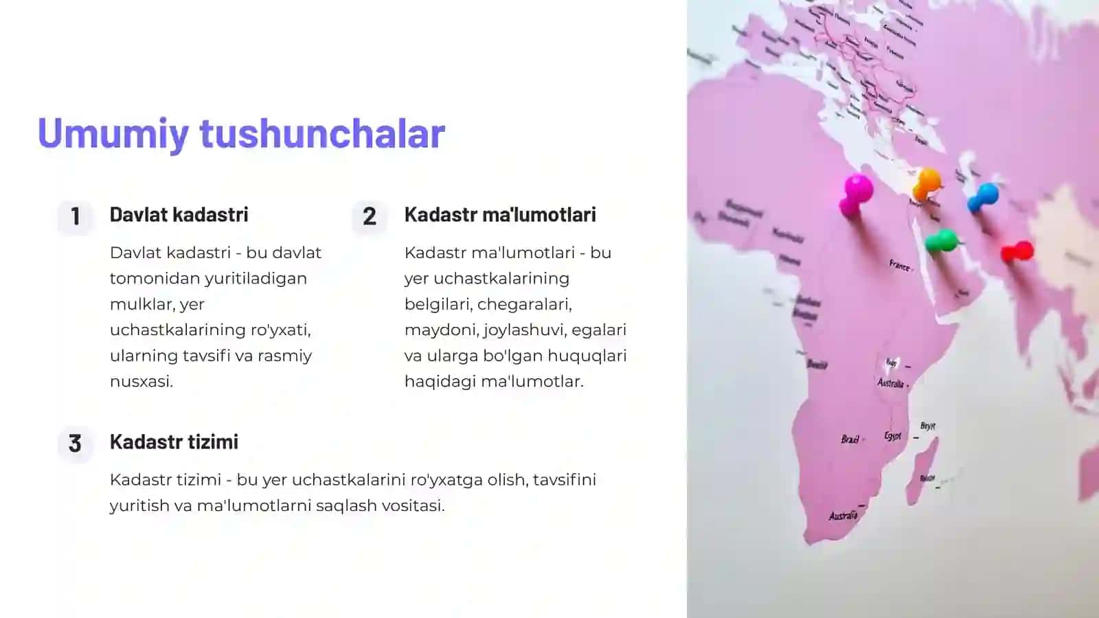 Davlat kadastrlarini yaratish va yuritishda xorijiy mamlakatlarning tajribalari 3