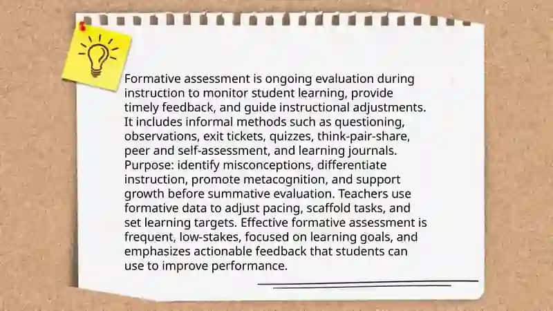 Types of Assessment 3