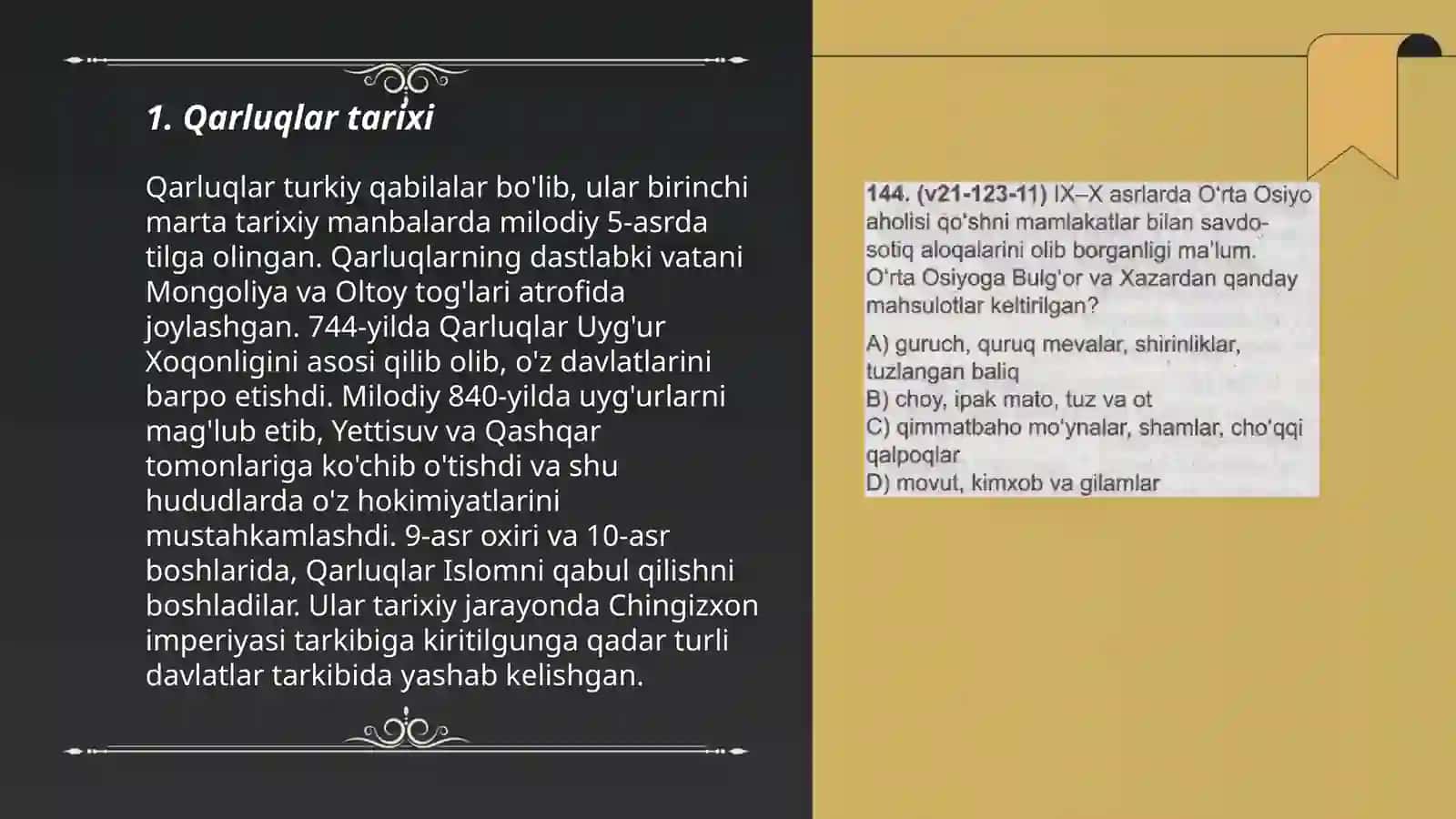Qarluqlar tarixi 3