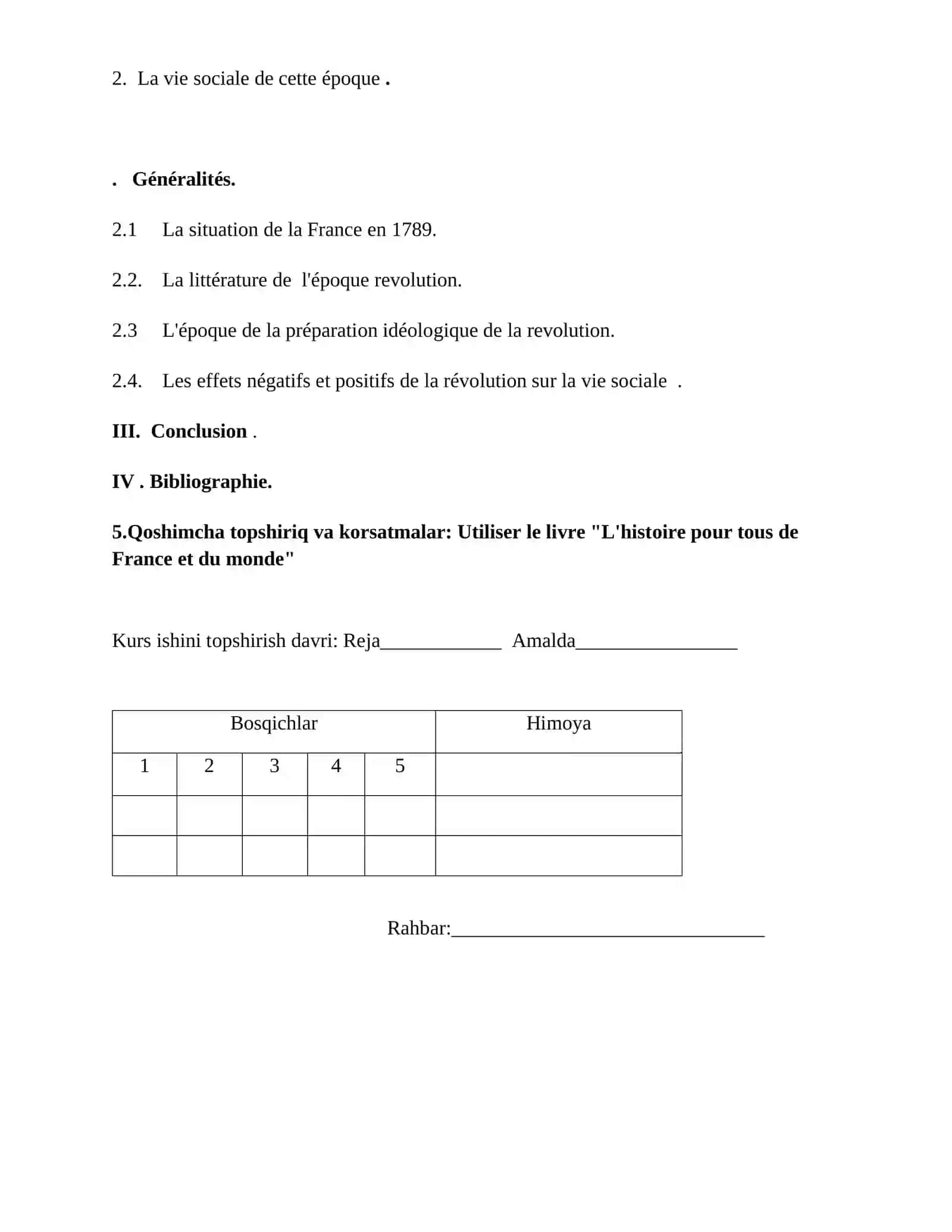 Fin du régime de Louis XIV – l'époque de la préparation idéologique de la revolution 3