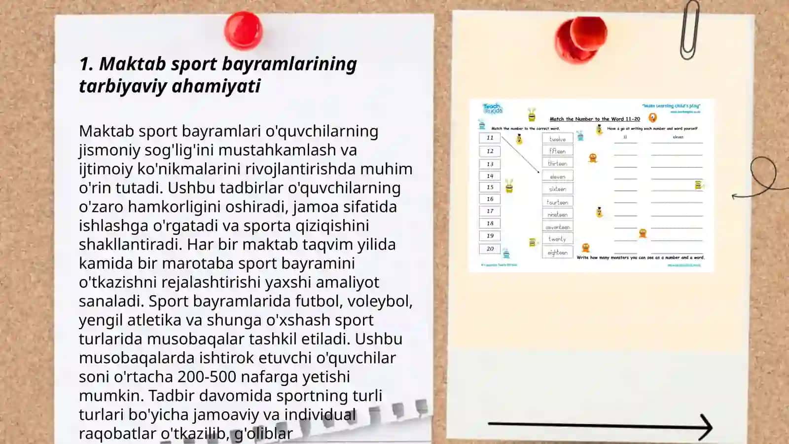 Maktabda sport bayramining ahamiyati va uni maktab o`quvchilarining jismoniy tarbiyasidagi o`rni 3