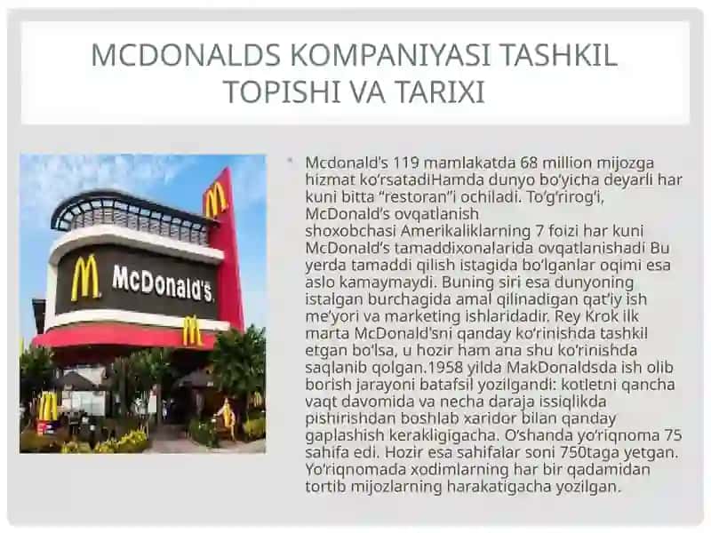 Mcdonald's 3