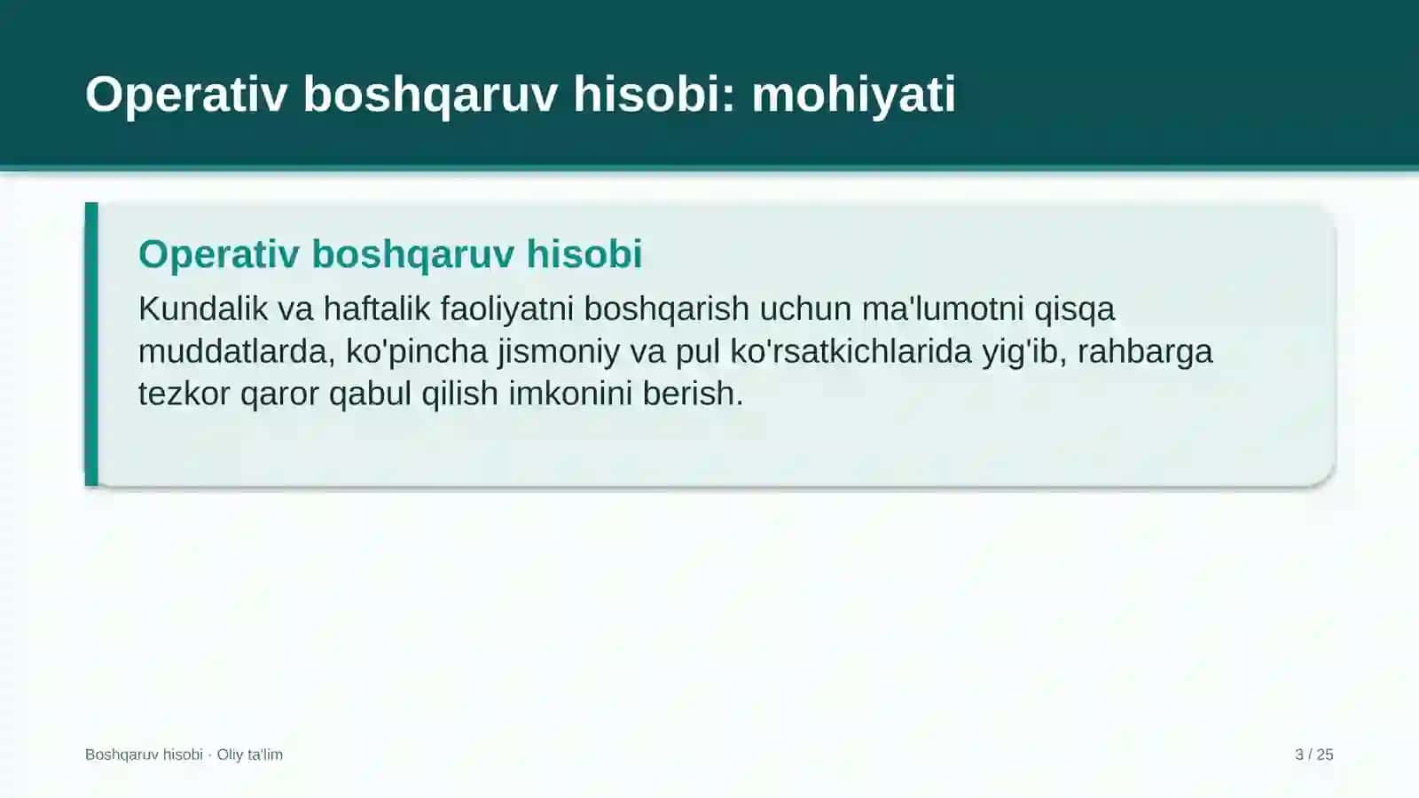 opera va balet teatrlarida operativ boshqaruv hisobini yuritish 9760 3