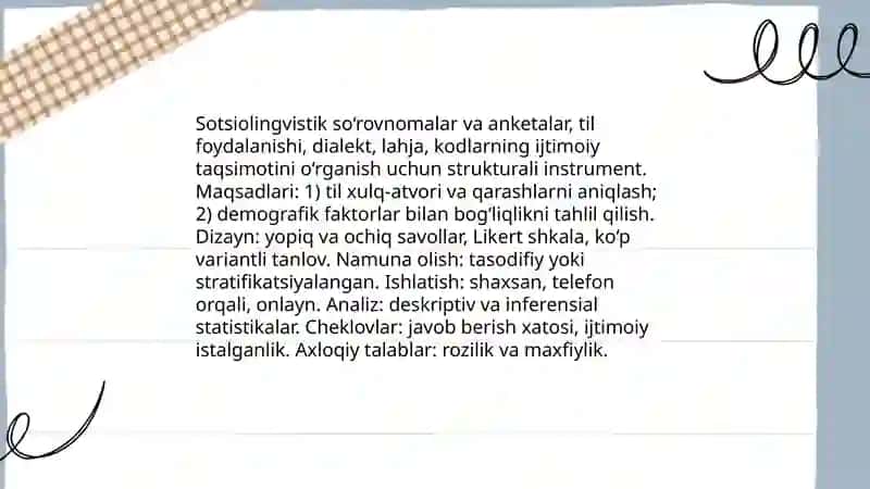 Sotsiolingvistika metodlari 3