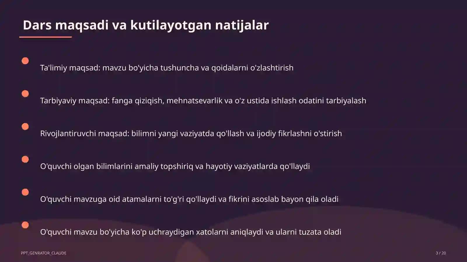 Odam organizmining tuzilishi: to'qima va organlar (8-sinf) 3
