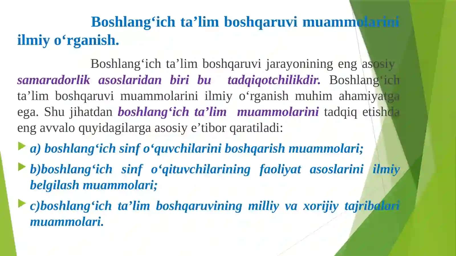 Boshlang‘ich Ta’lim Boshqaruv 3