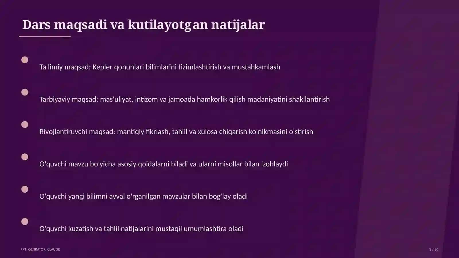 Kepler qonunlari (10-sinf) 3