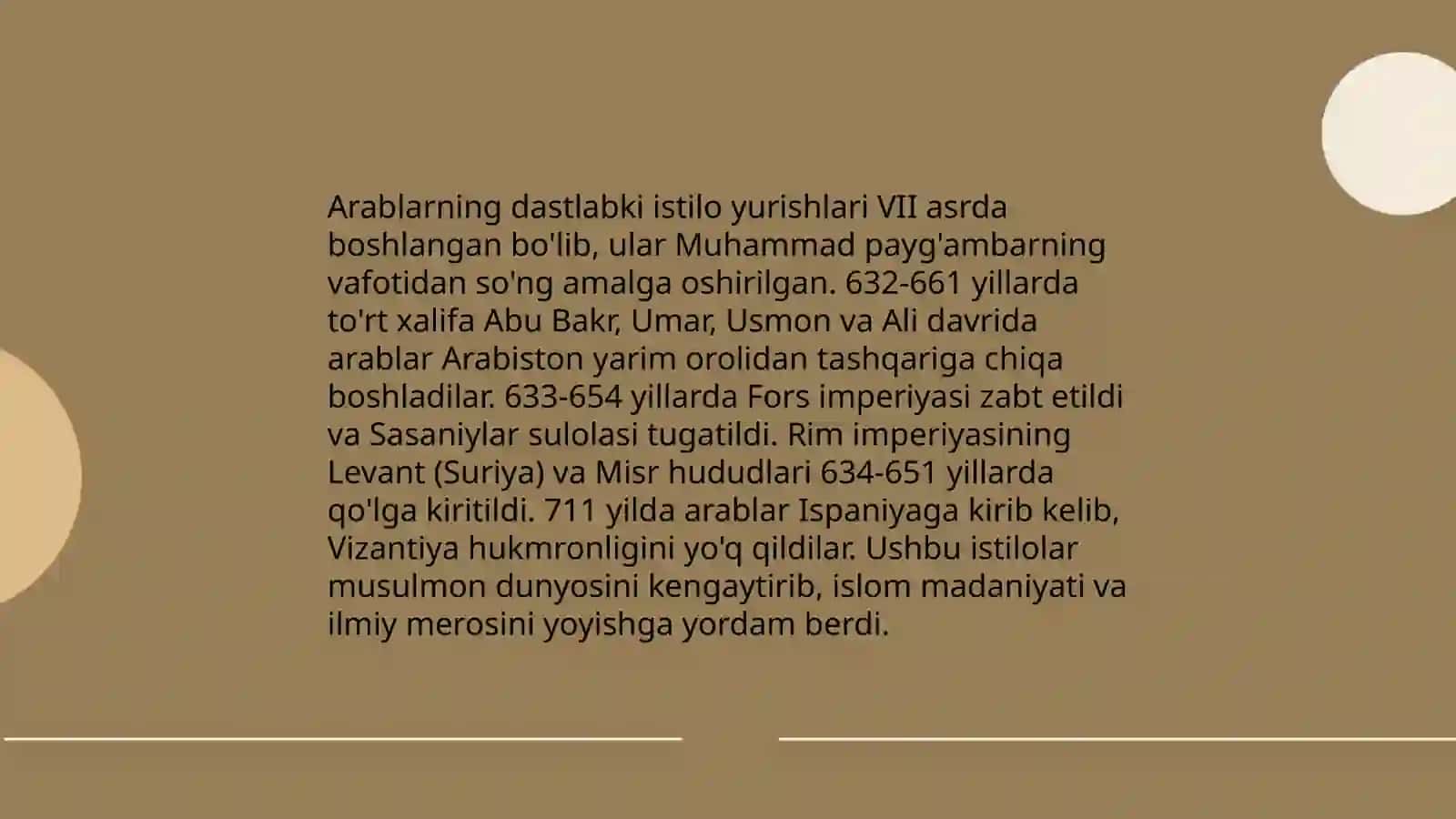 Arablarning Oʻrta Osiyoni istilo qilishi 3