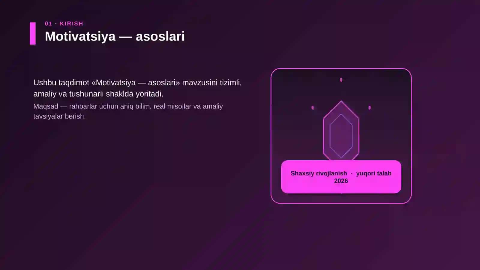 Motivatsiya — asoslari 3