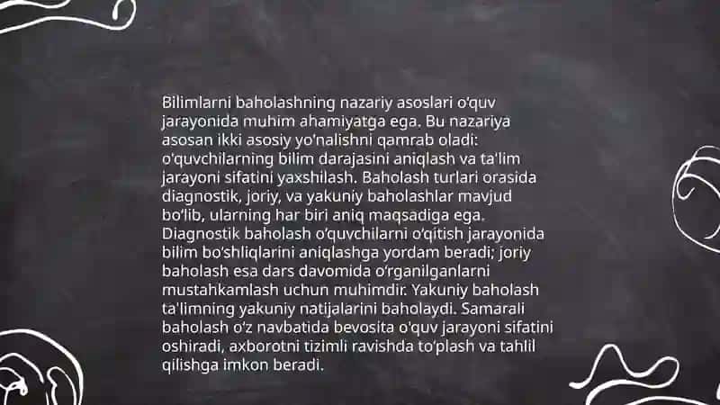 Bilimlarni Baholashning Nazariy Asoslari 3