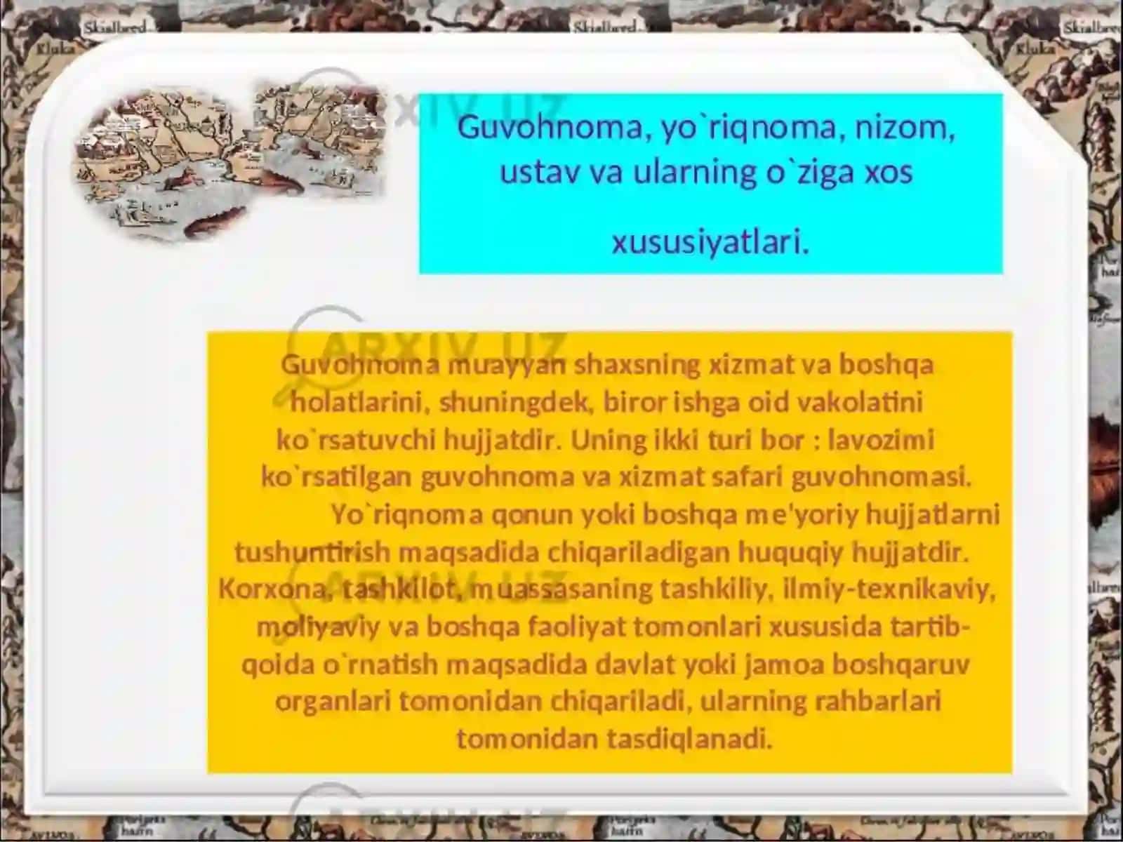 Tashkiliy hujjatlar va ularning ahamiyati 3