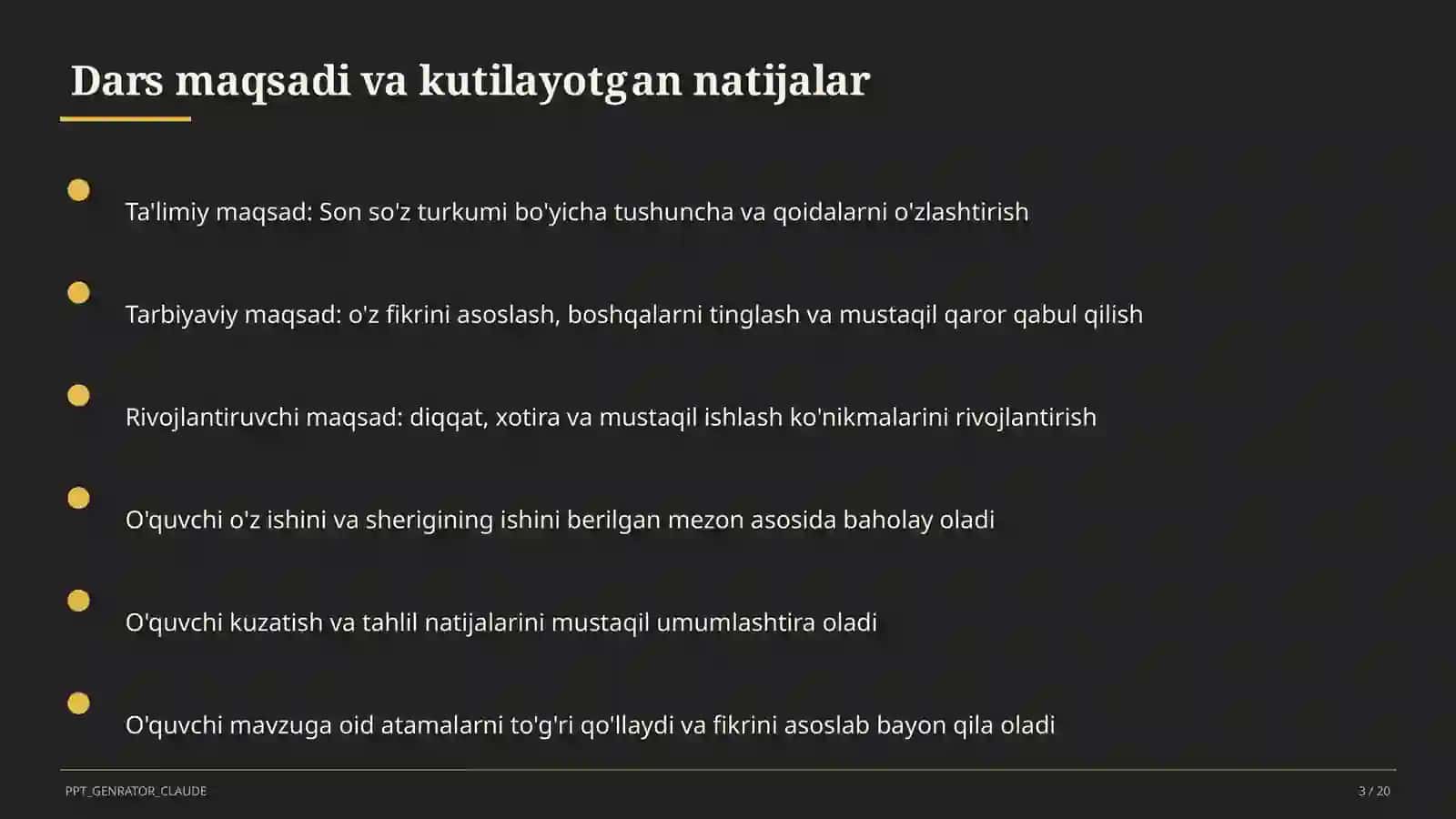 Son so'z turkumi (4-sinf) 3