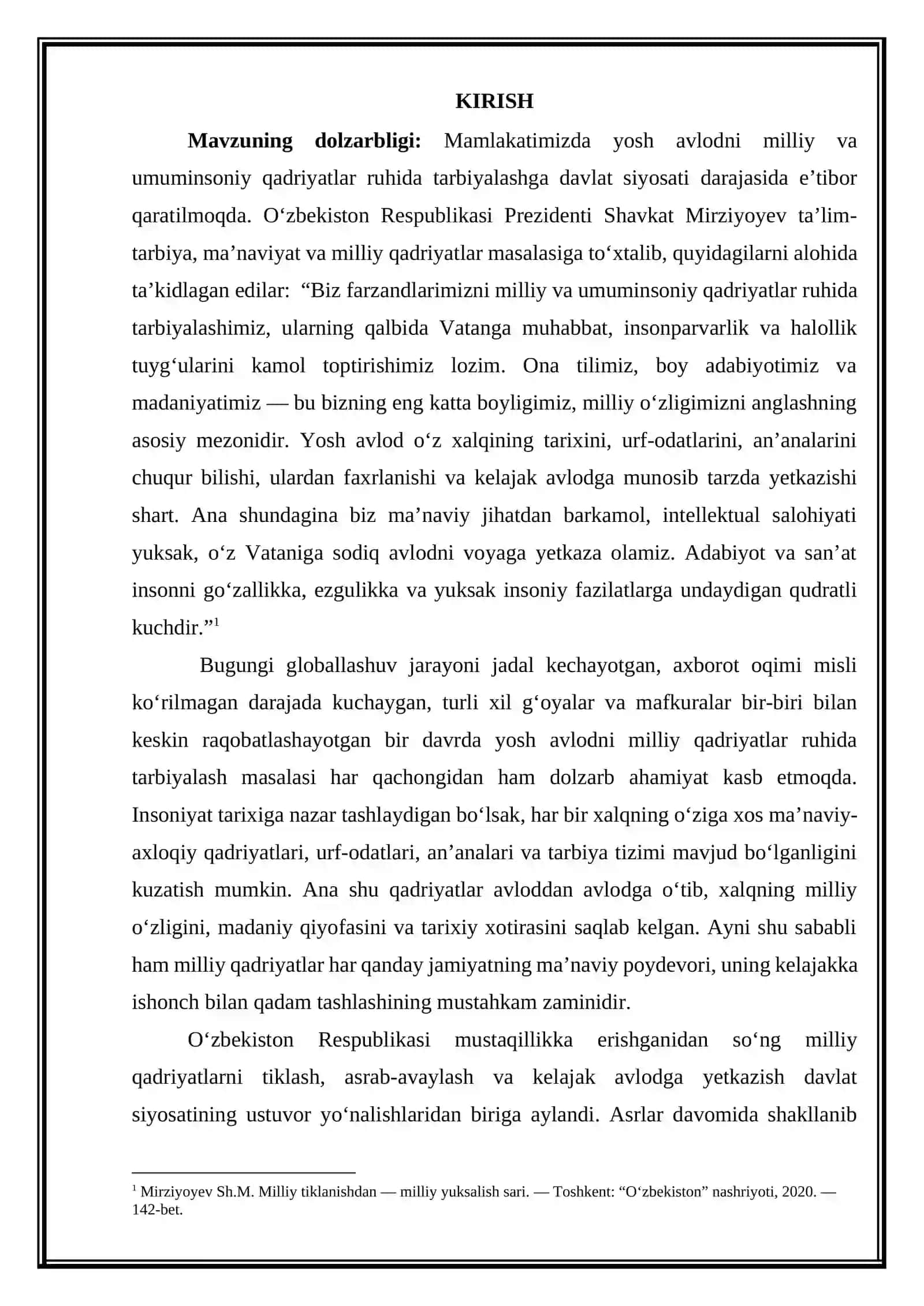 Adabiy ta'limda milliy qadryatlarning o'rni 3