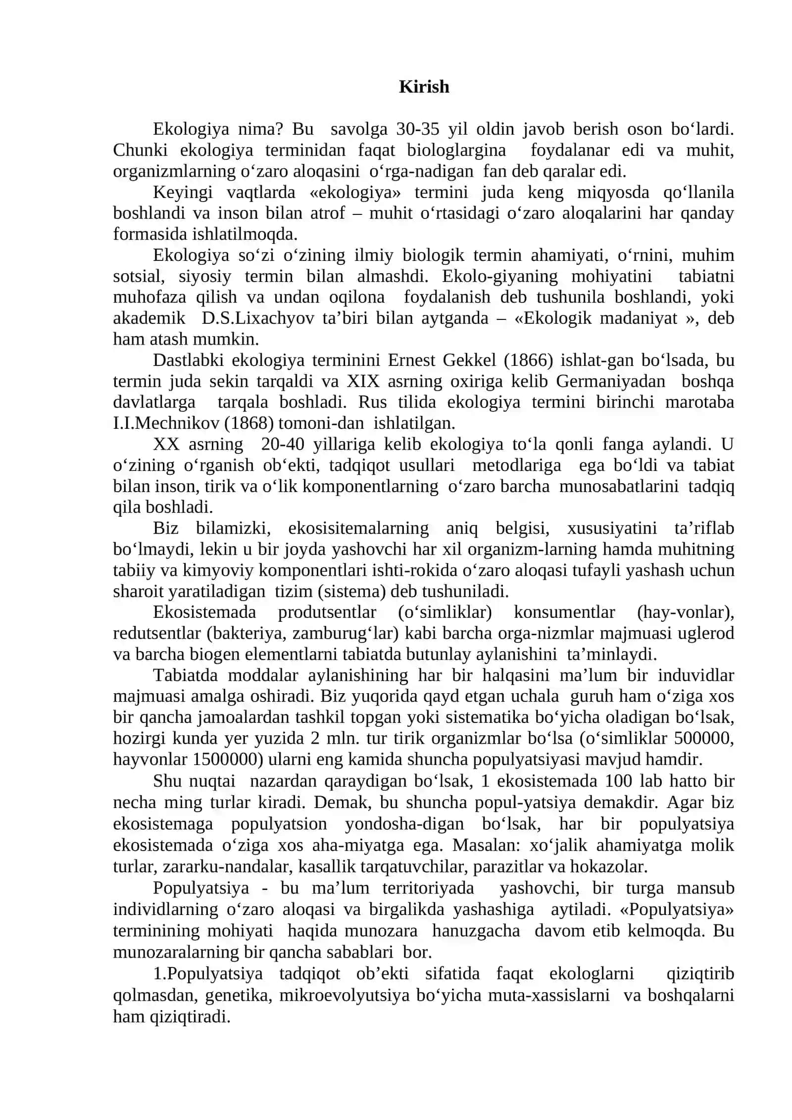 POPULYATSIYALAR EKOLOGIYASI 3