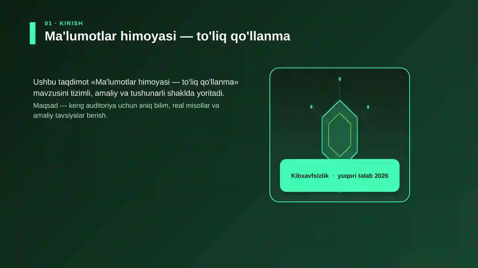 Ma'lumotlar himoyasi — to'liq qo'llanma 3