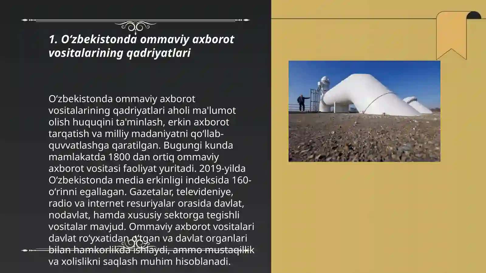 Oʻzbekiston Respublikasida ommaviy axborot vositalarining faoliyati 3