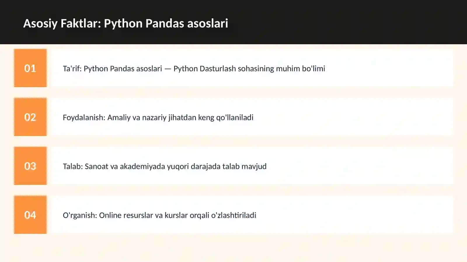 Python Pandas asoslari 3