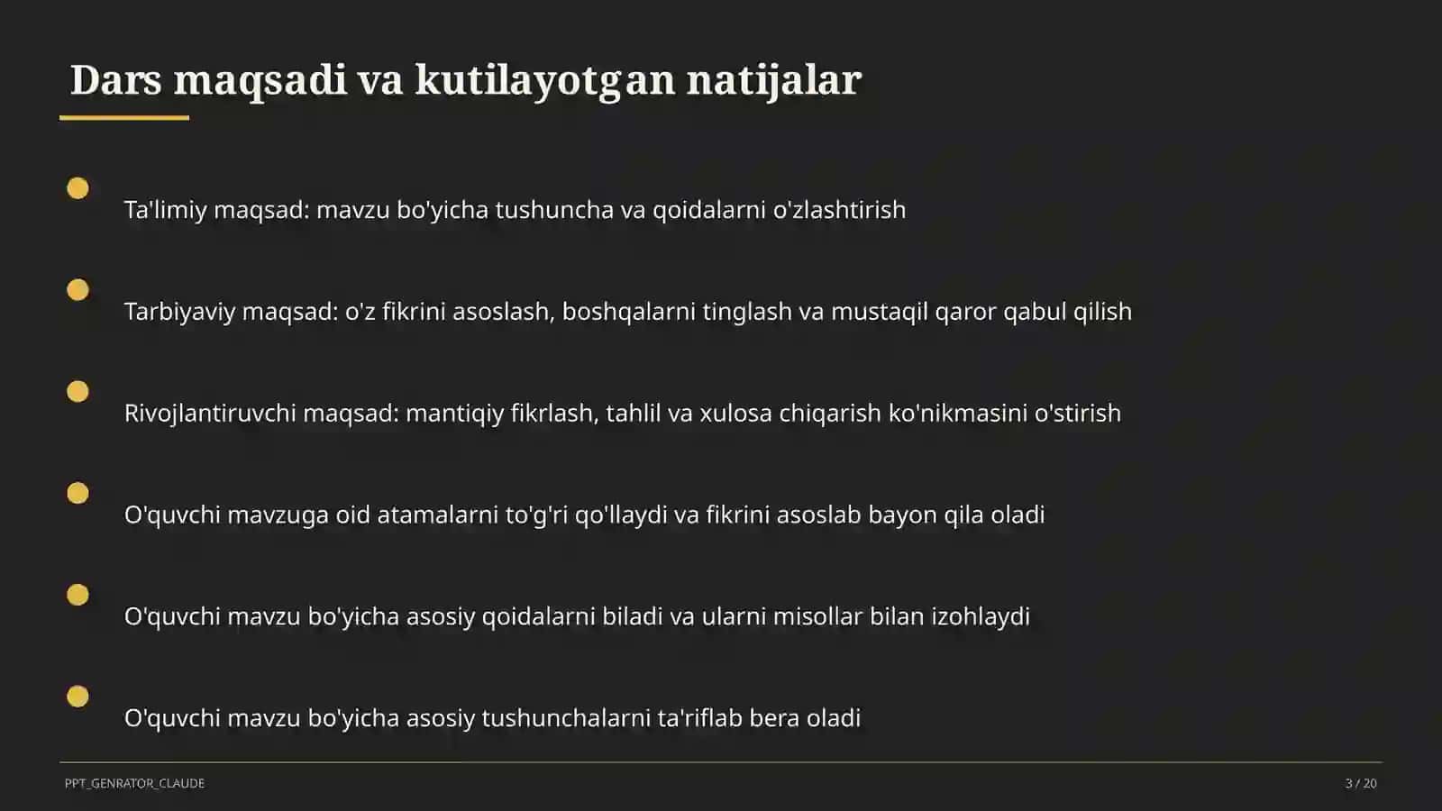 Hayot yo'lini tanlash: maqsad va reja (11-sinf) 3