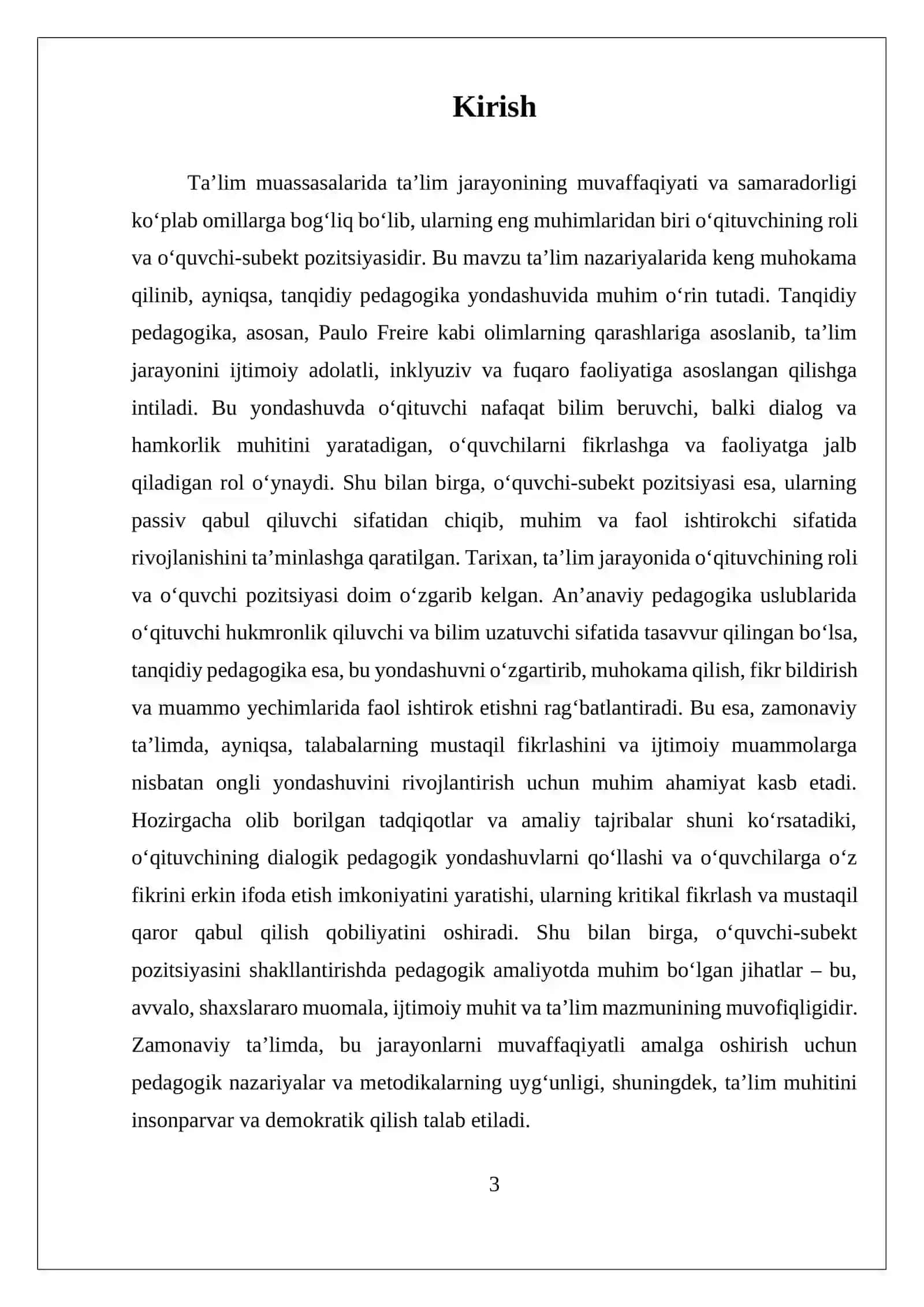 OʻQITUVCHINING ROLI VA OʻQUVCHI-SUBEKT PAZITSIYASI 3