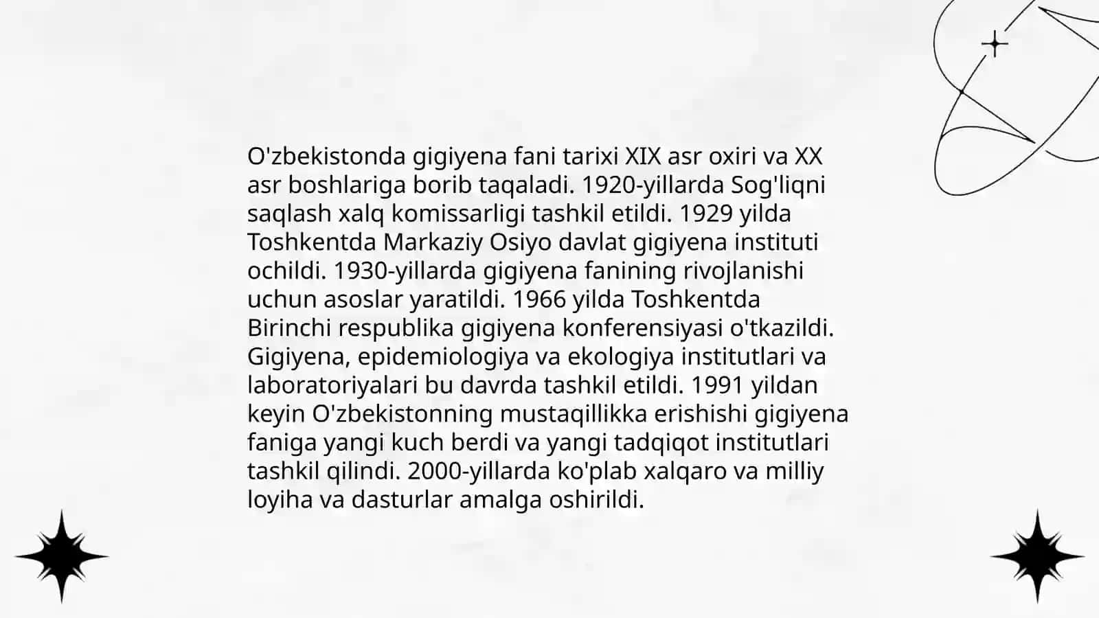 O'zbekistonda gigiyena fani tarixi 3