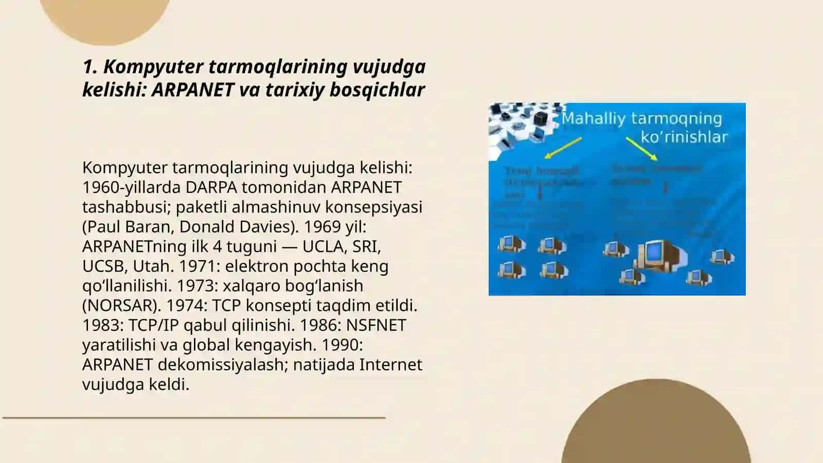 Kompyuter tarmoqlarining tarixi 3