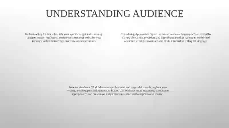 Considering Appropriate Style And Tone For Academic Work 3
