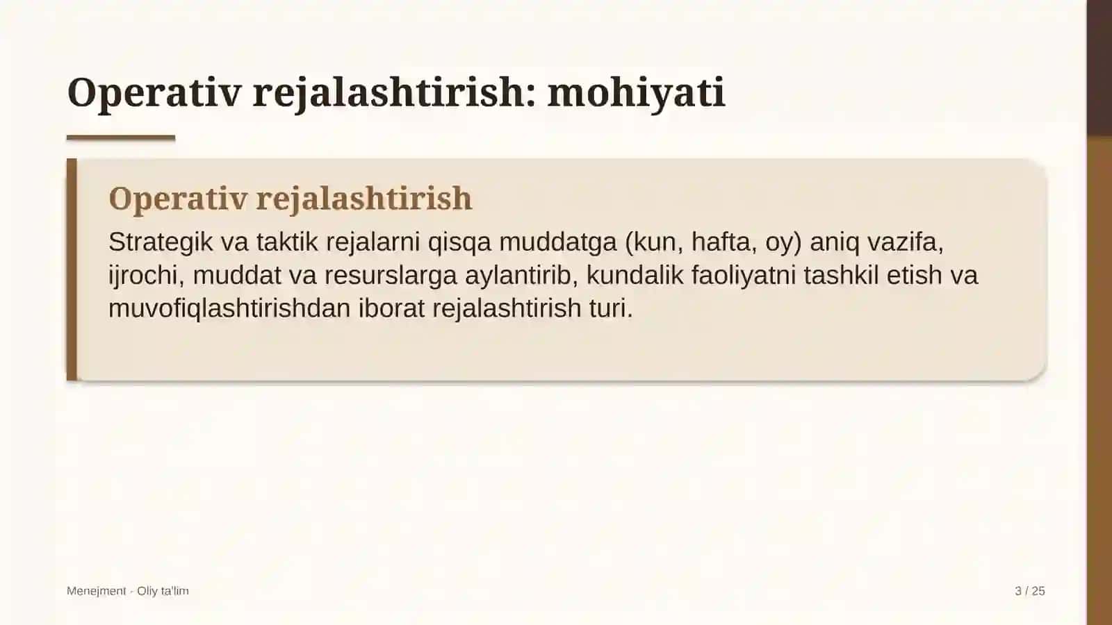 brending agentliklarida operativ rejalashtirish 6780 3