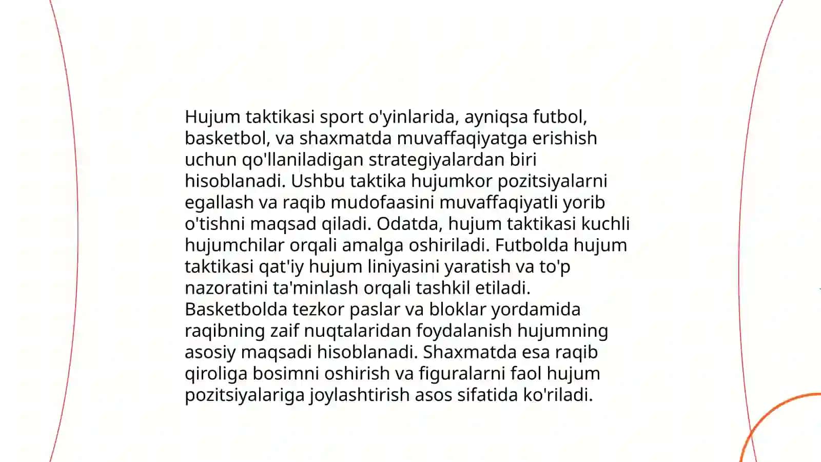Gandbol o'yin taktikasi va taktikasi tavsifi va bòlimlari 3