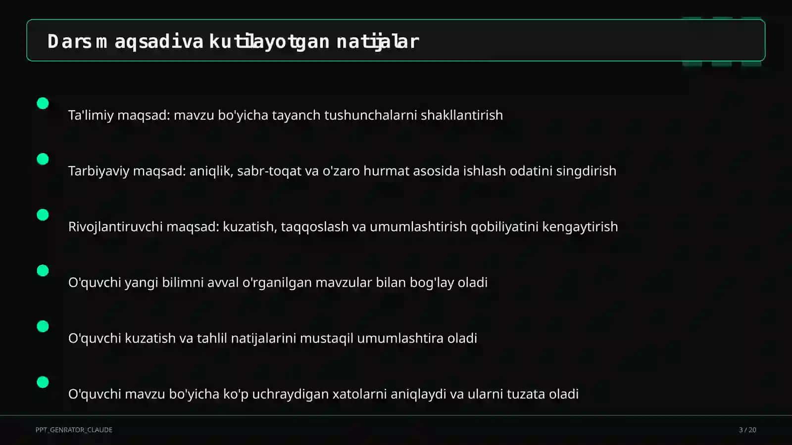Aralash ta'lim (blended learning) modeli 3