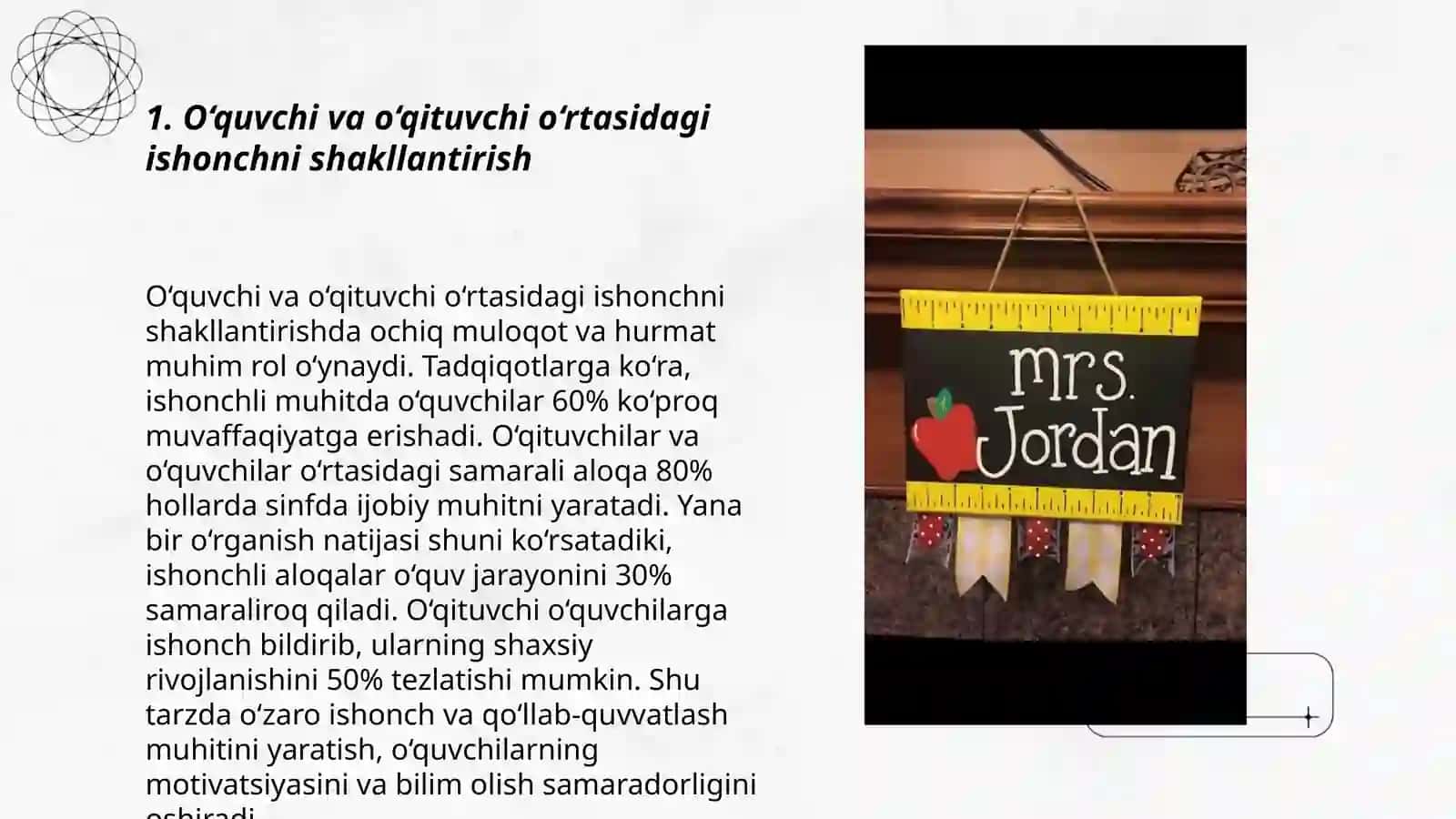 O‘quvchi va o‘qituvchi munosabati 3