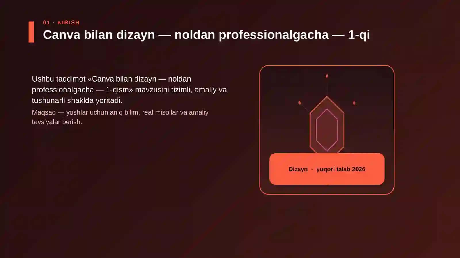 Canva bilan dizayn — noldan professionalgacha — 1-qism 3
