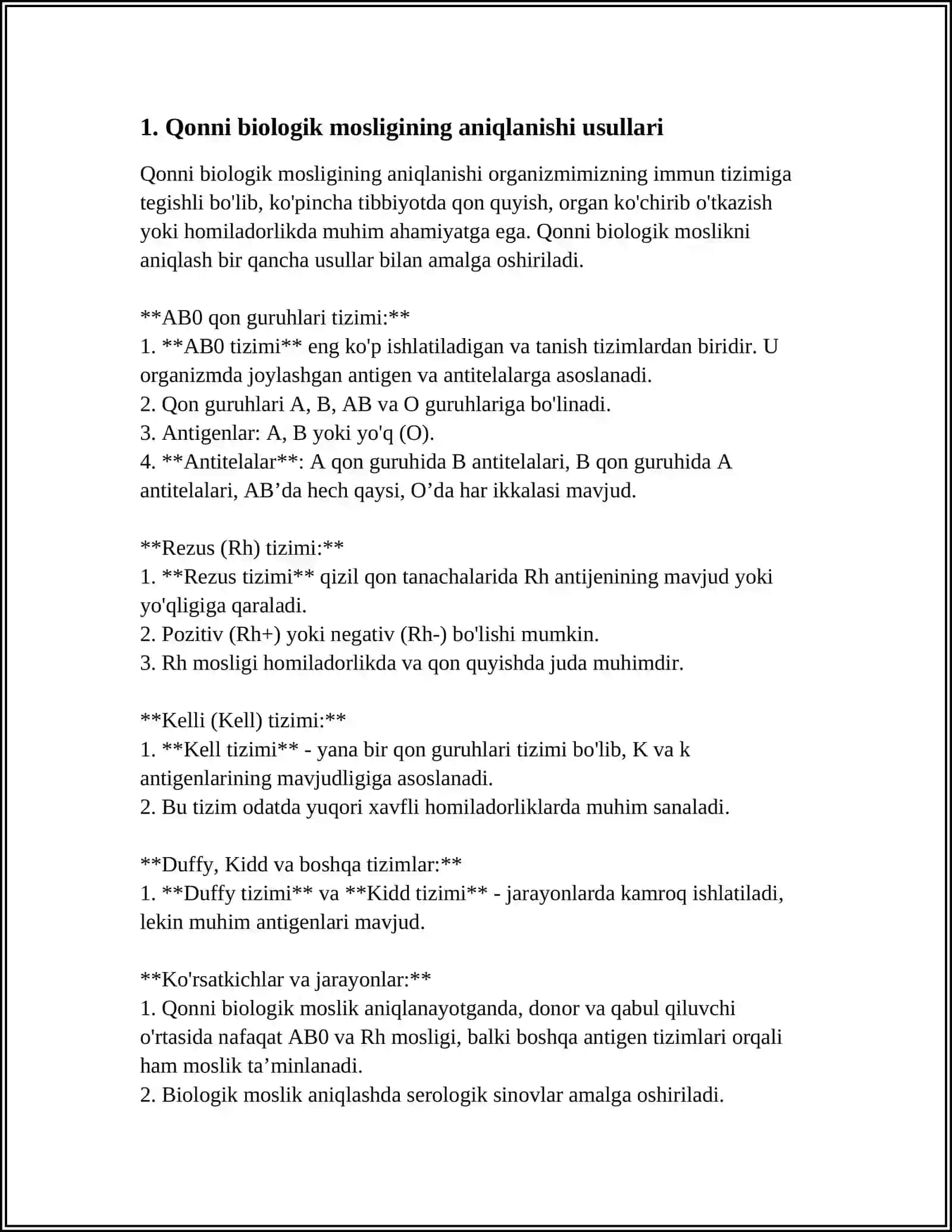 QONNI BIOLOGIK MOSLIGINI ANIQLASH TEXNIKASI 3