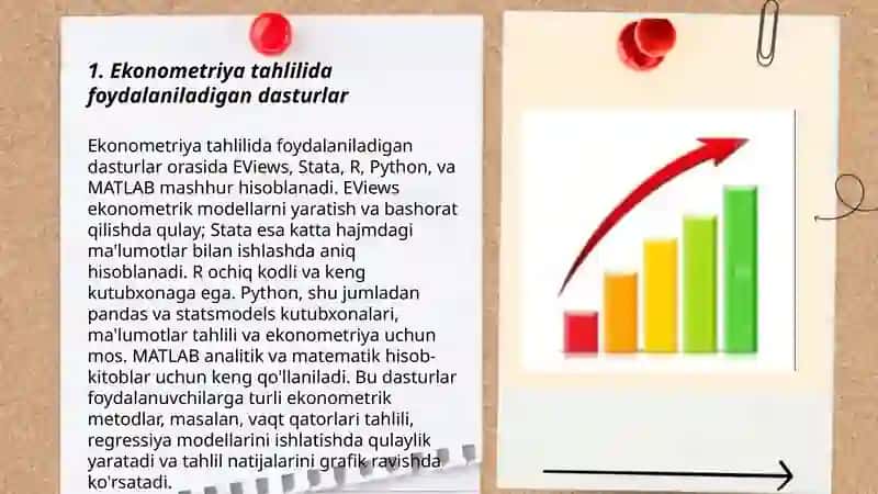 Ekonometrik modellashtirishda qo‘llaniladigan amaliy dasturlar xususiyatlari 3