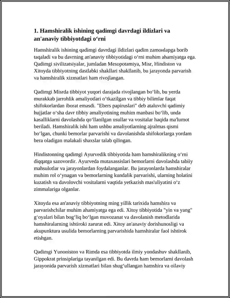 HAMSHIRALIK ISHINING TARIXI VA RIVOJLANISHI 3