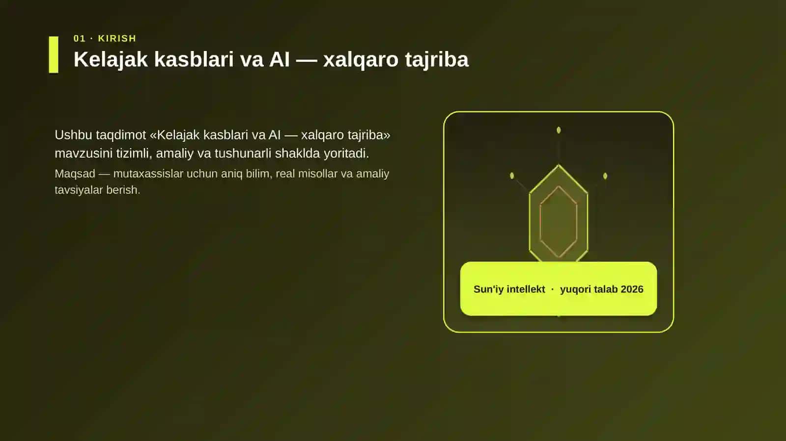 Kelajak kasblari va AI - xalqaro tajriba 3