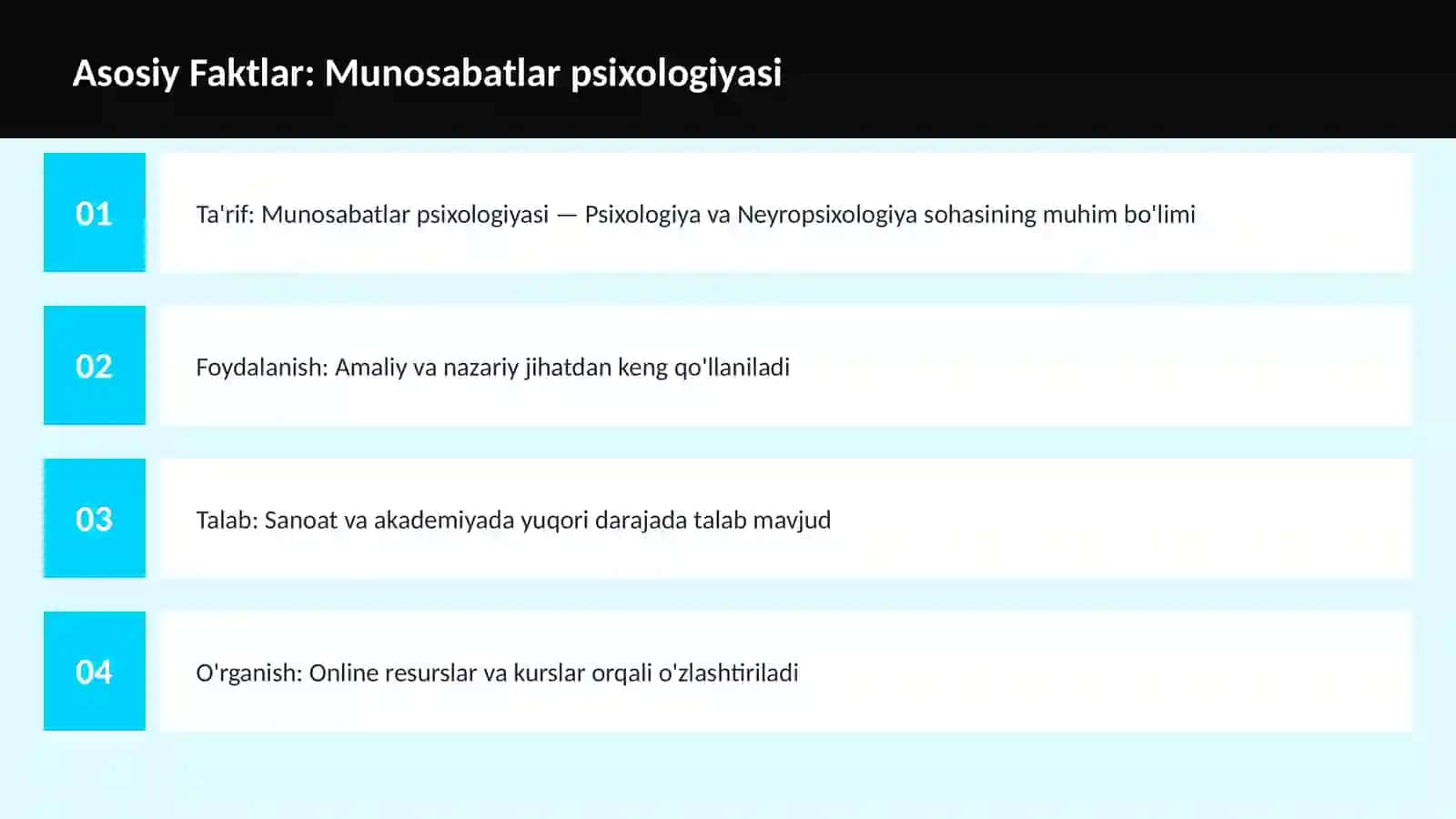 Munosabatlar psixologiyasi 3