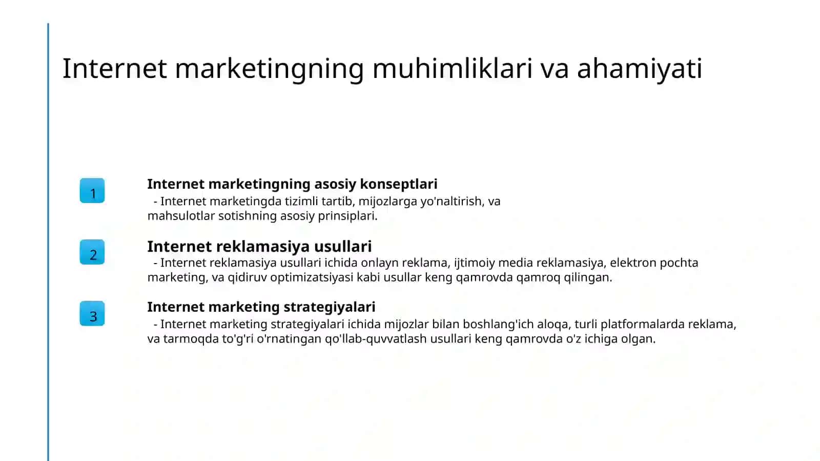 Internet marketing asosiy yo'nalishlari 3