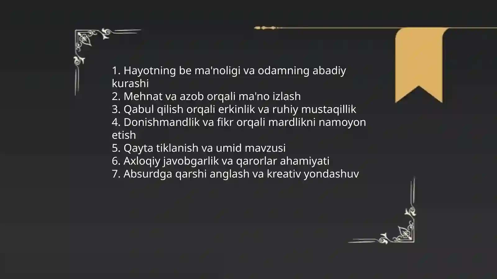 "Donishmand sizif" asari 3