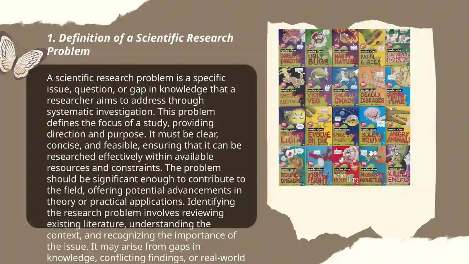 Components of scientific research problem 3