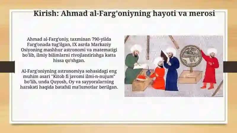 Ahmad al-Farg'oniy merosi: Sog'lom muhit va sog'lom avlod 3
