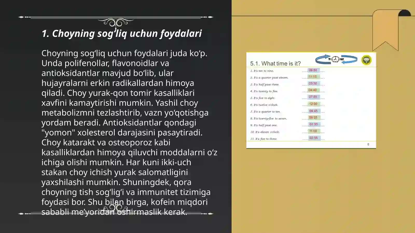 Choy va kofening foyda va zararlari 3