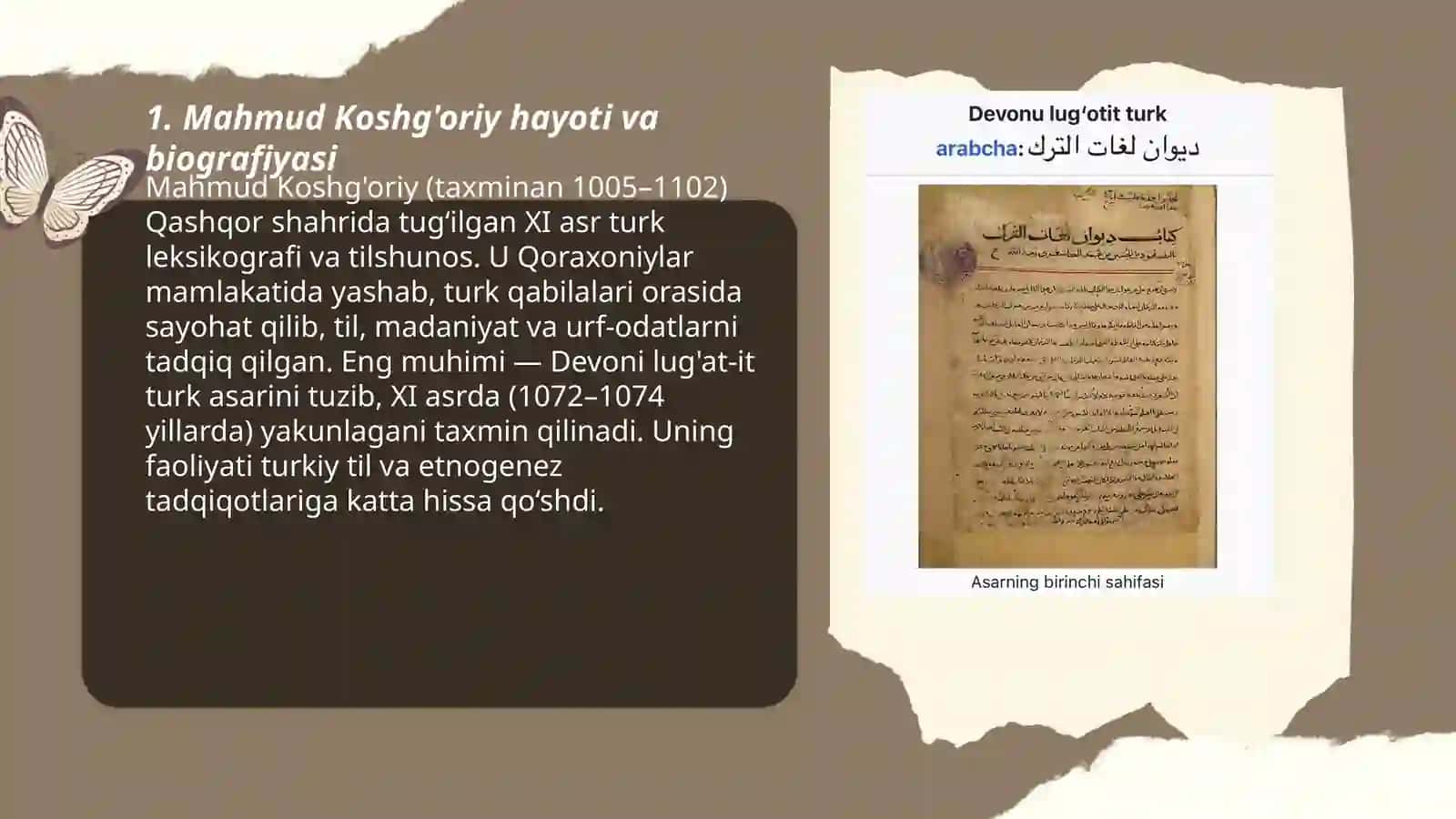 Mahmud Koshg'oriy va uning devoni lugati turk asaru 3