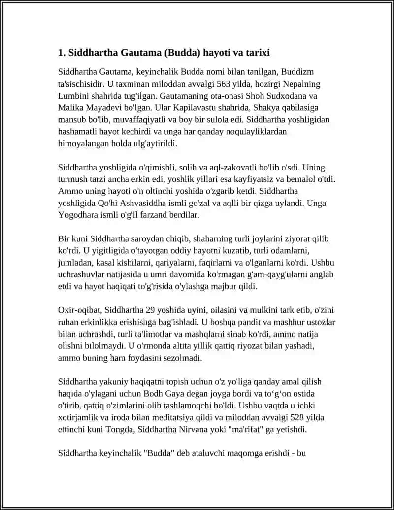 Siddhartha Gautama (Budda) hayoti va tarixi 3