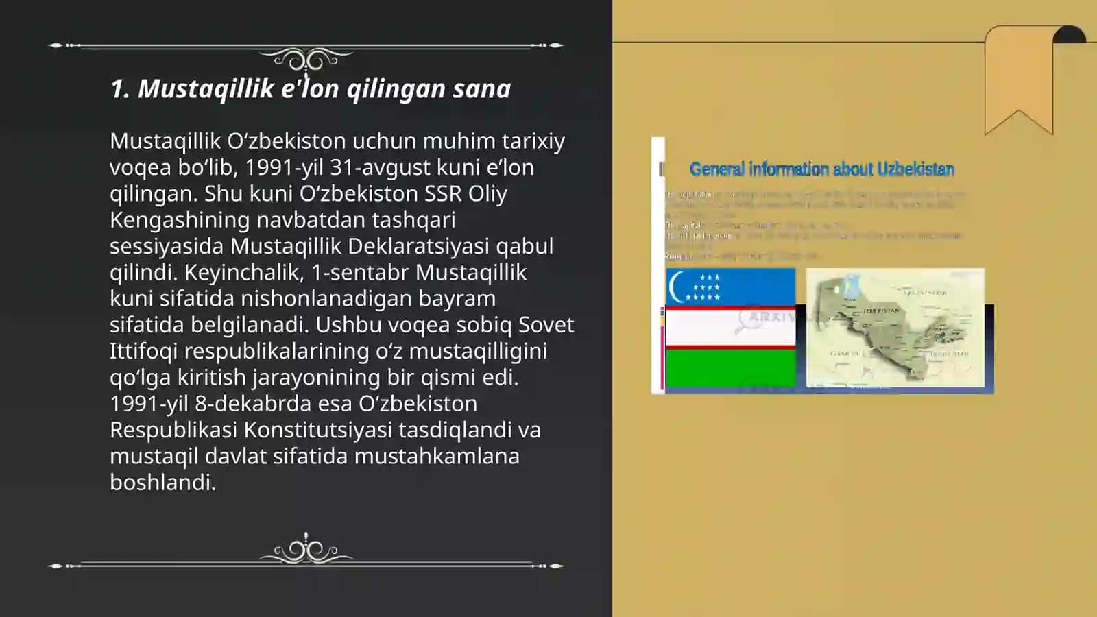 Mustaqil Oʻzbekiston 3