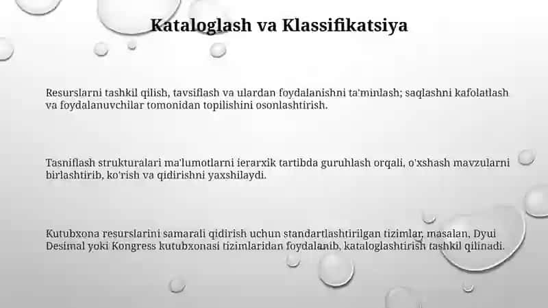 Kutubxona axborot boshqaruvi tamoyillari 3