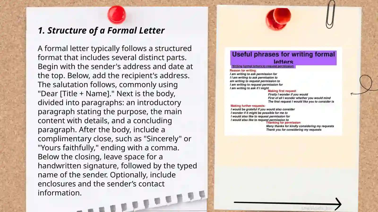 Letter writing general rules types of letters 3