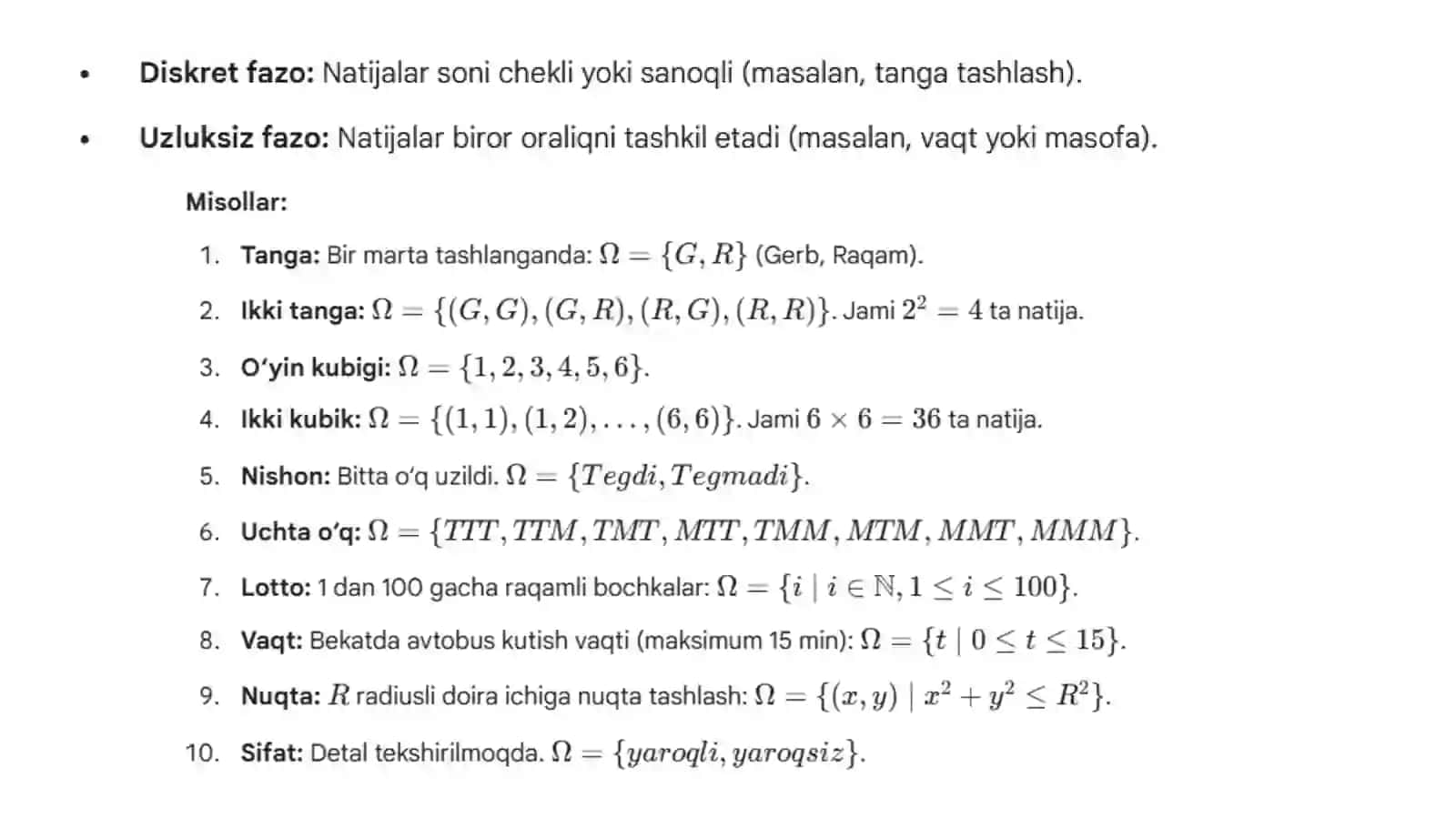 Ehtimollik nazariyasi 3