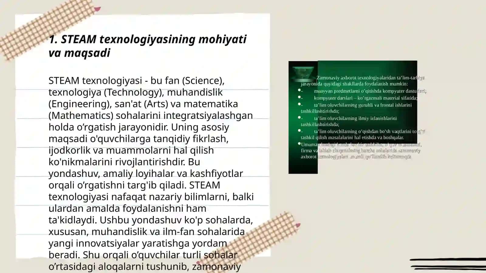 STEAM texnologoyasi haqida malumot 3